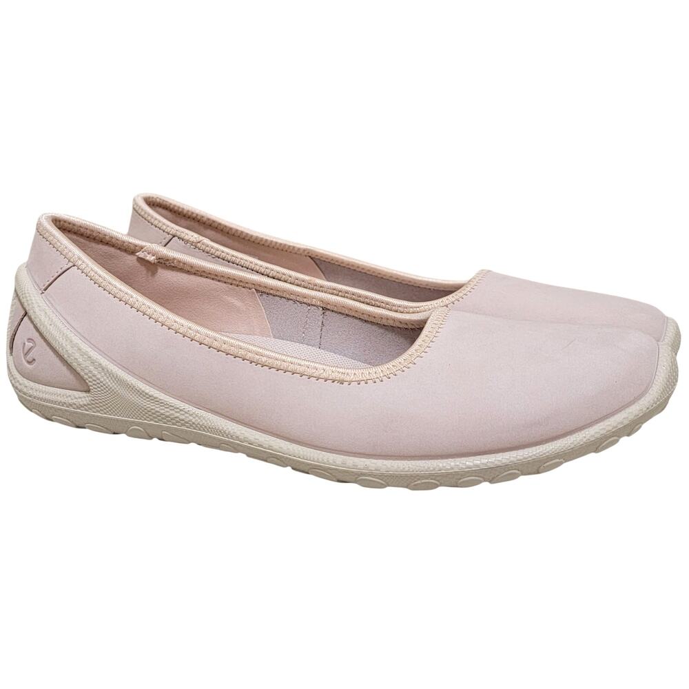 Ecco Women Biom Lite Skimmer Ballet Flat Sneakers Size EU 40 US 9 Rose Dust Pink